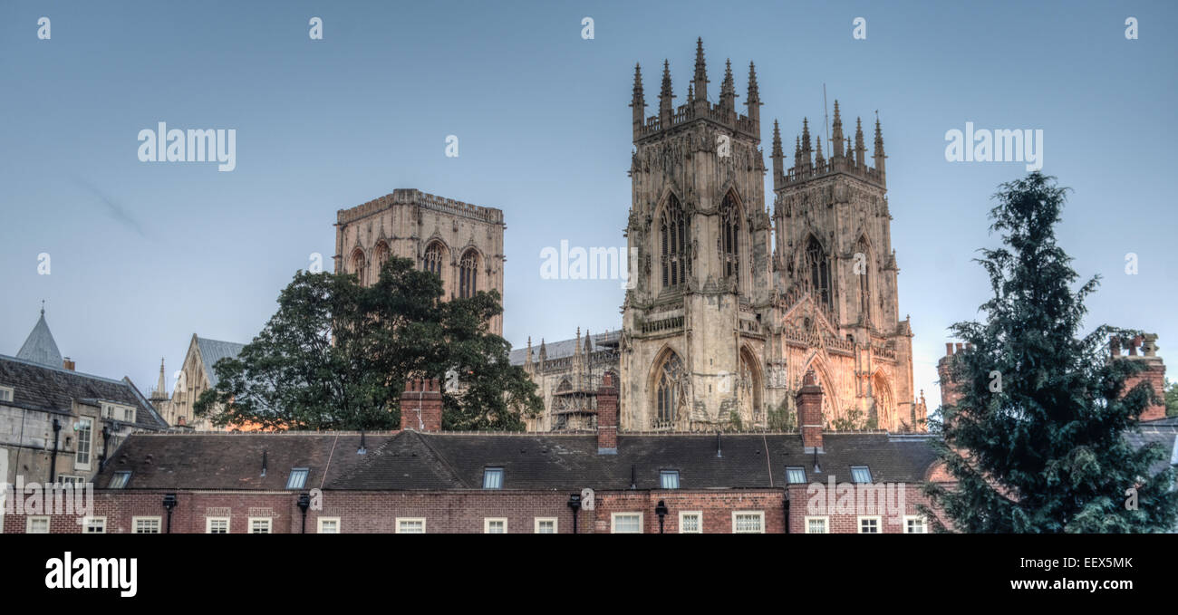 La cathédrale de York, York, Angleterre Banque D'Images
