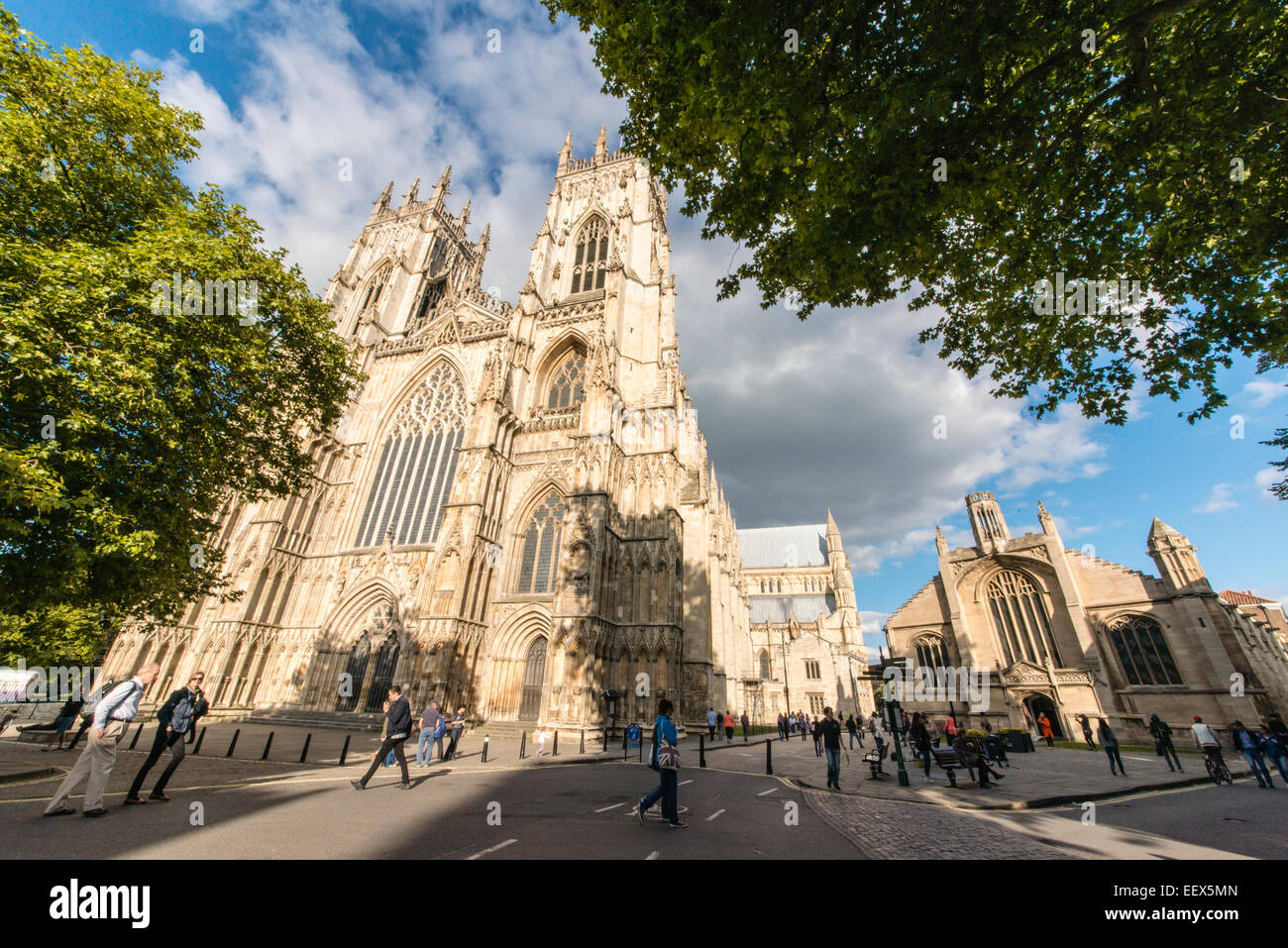 La cathédrale de York, York, Angleterre Banque D'Images