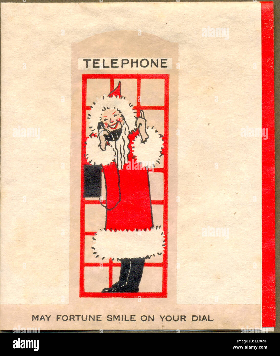 Amusante Carte De Noel 1930 Photo Stock Alamy