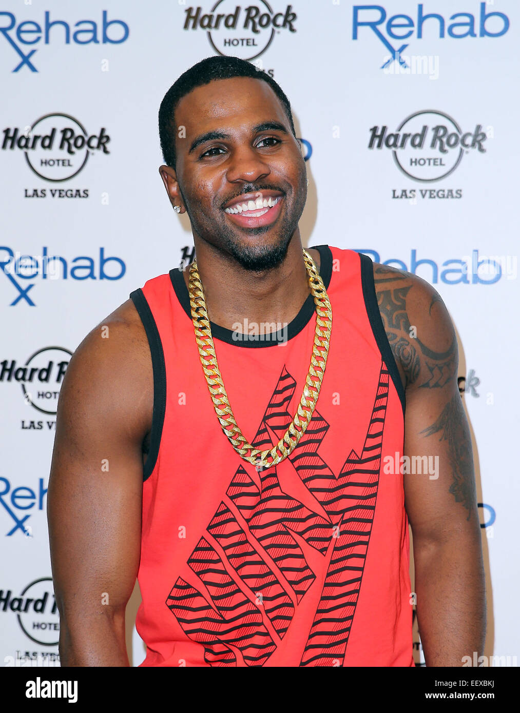 Jason Derulo héberge à REHAB au Hard Rock Hotel and Casino Las Vegas En vedette : Jason Derulo Où : Las Vegas, Nevada, United States Quand : 20 juillet 2014 Banque D'Images