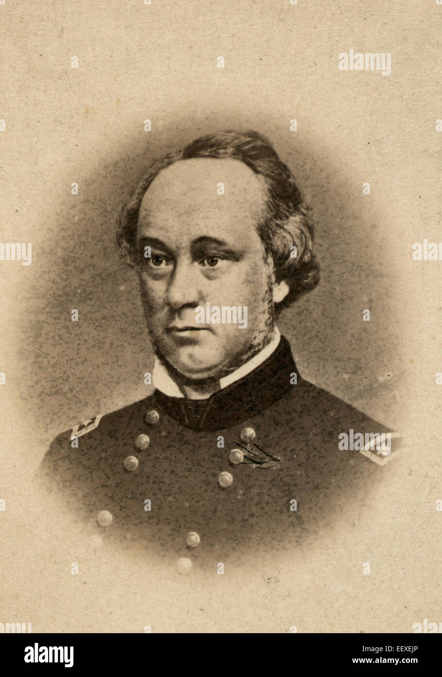 Le général Henry Wager Halleck, Armée des États-Unis, vers 1861 Banque D'Images