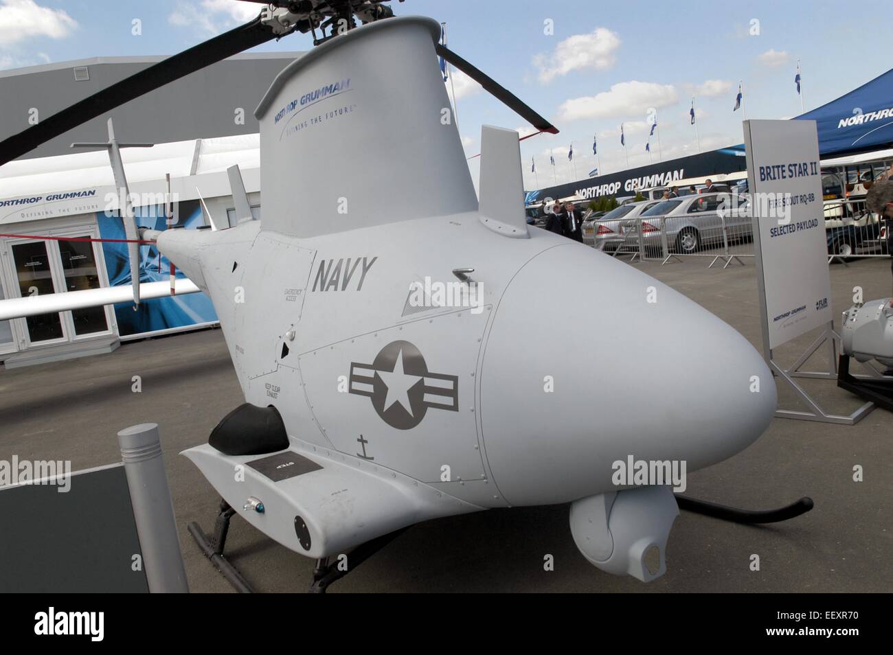 Les véhicules aériens sans pilote (UAV), 'Drone' helicopter Grumman RQ - 8B Banque D'Images