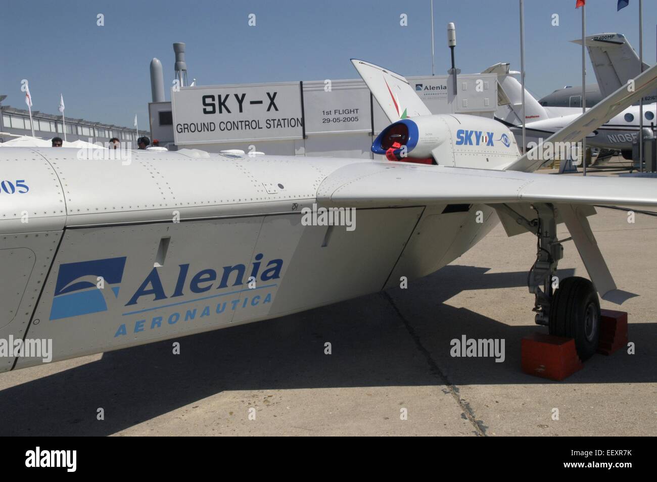 Véhicule aérien sans pilote X Ciel d'Alenia (Italie) Banque D'Images