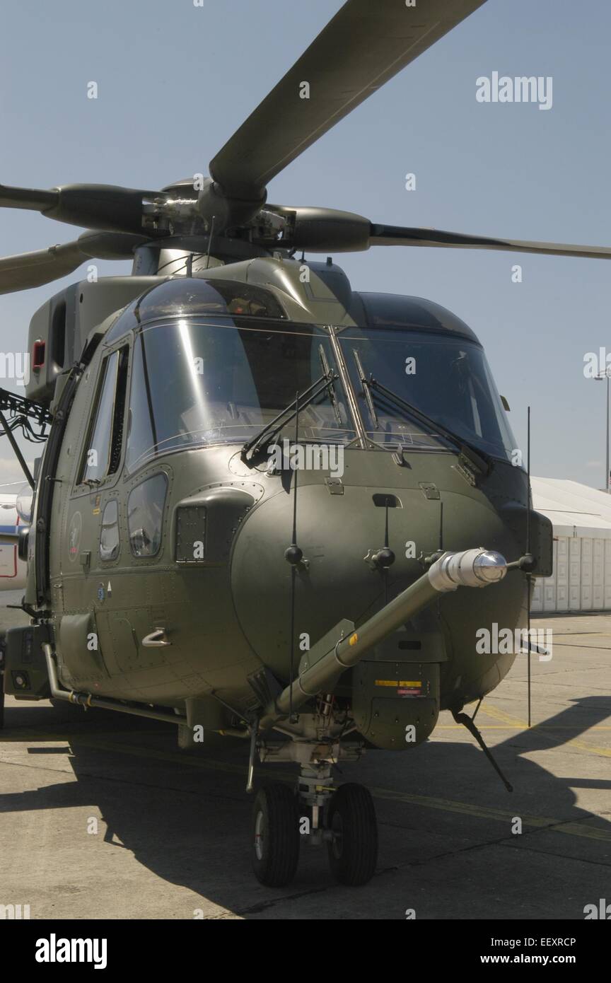 Hélicoptère Agusta Westland EH 101 Banque D'Images