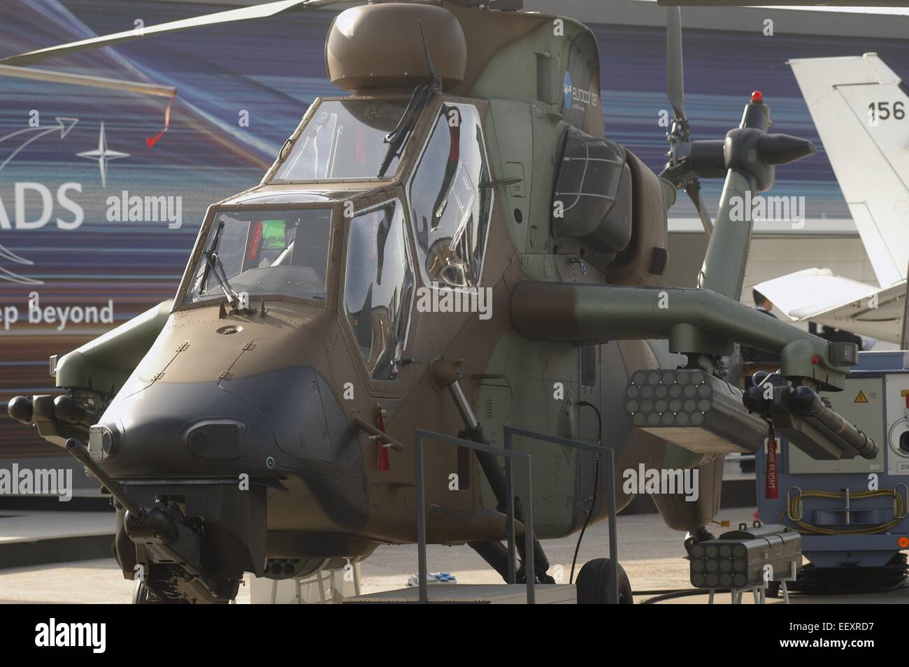 Hélicoptère antichar de combat Eurocopter Tigre Banque D'Images