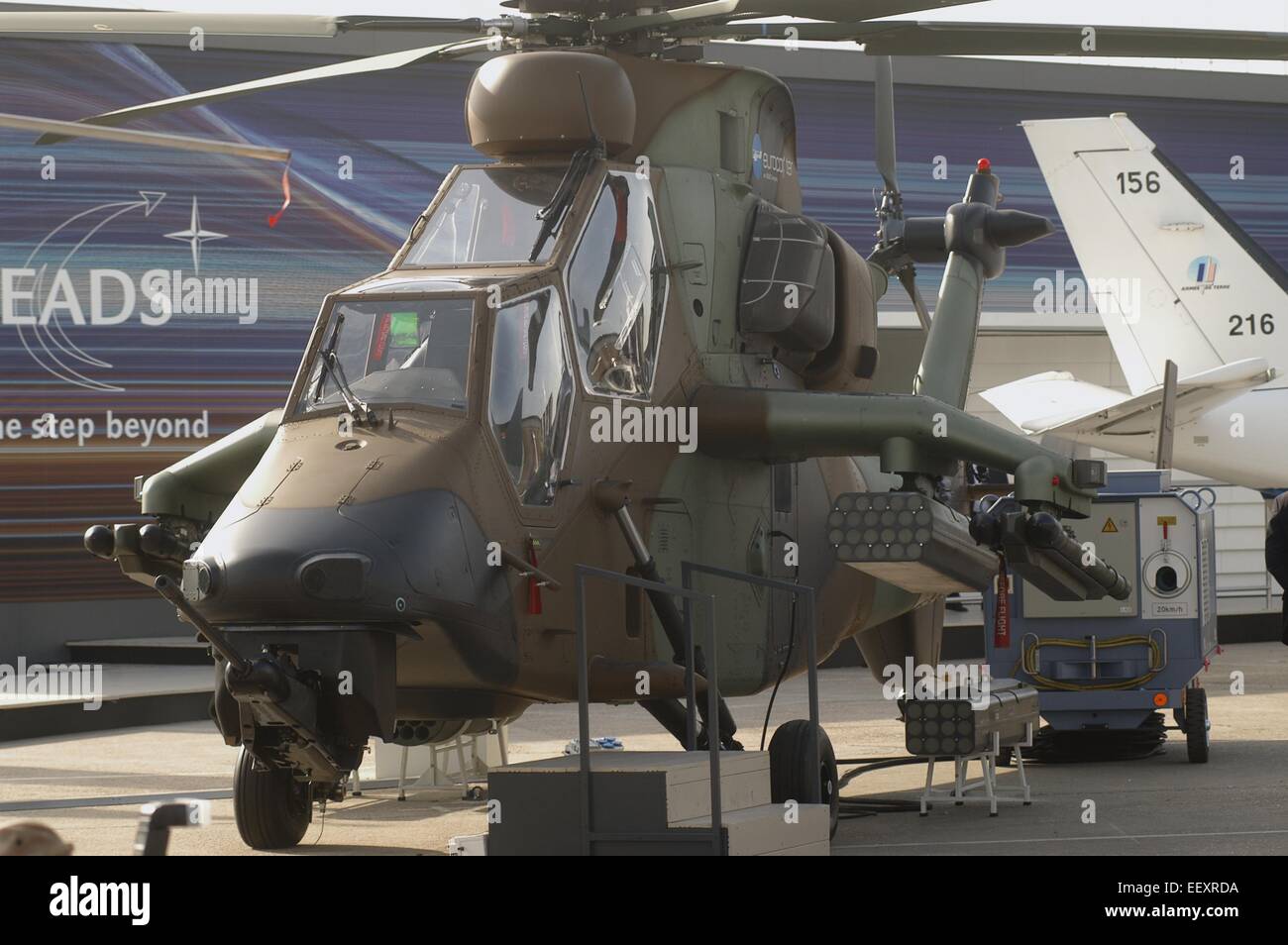 Hélicoptère antichar de combat Eurocopter Tigre Banque D'Images