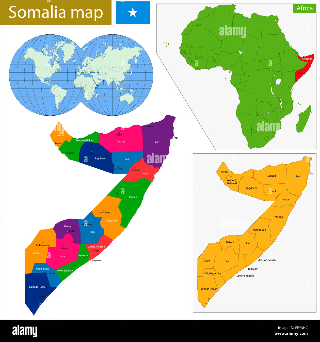 Map mogadishu somalia map mogadishu Banque de photographies et d’images ...