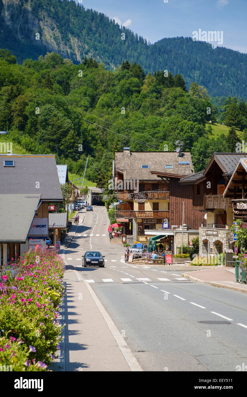 Les Houches, Chamonix, Alpes, Haute-Savoie, France, Europe Banque D'Images