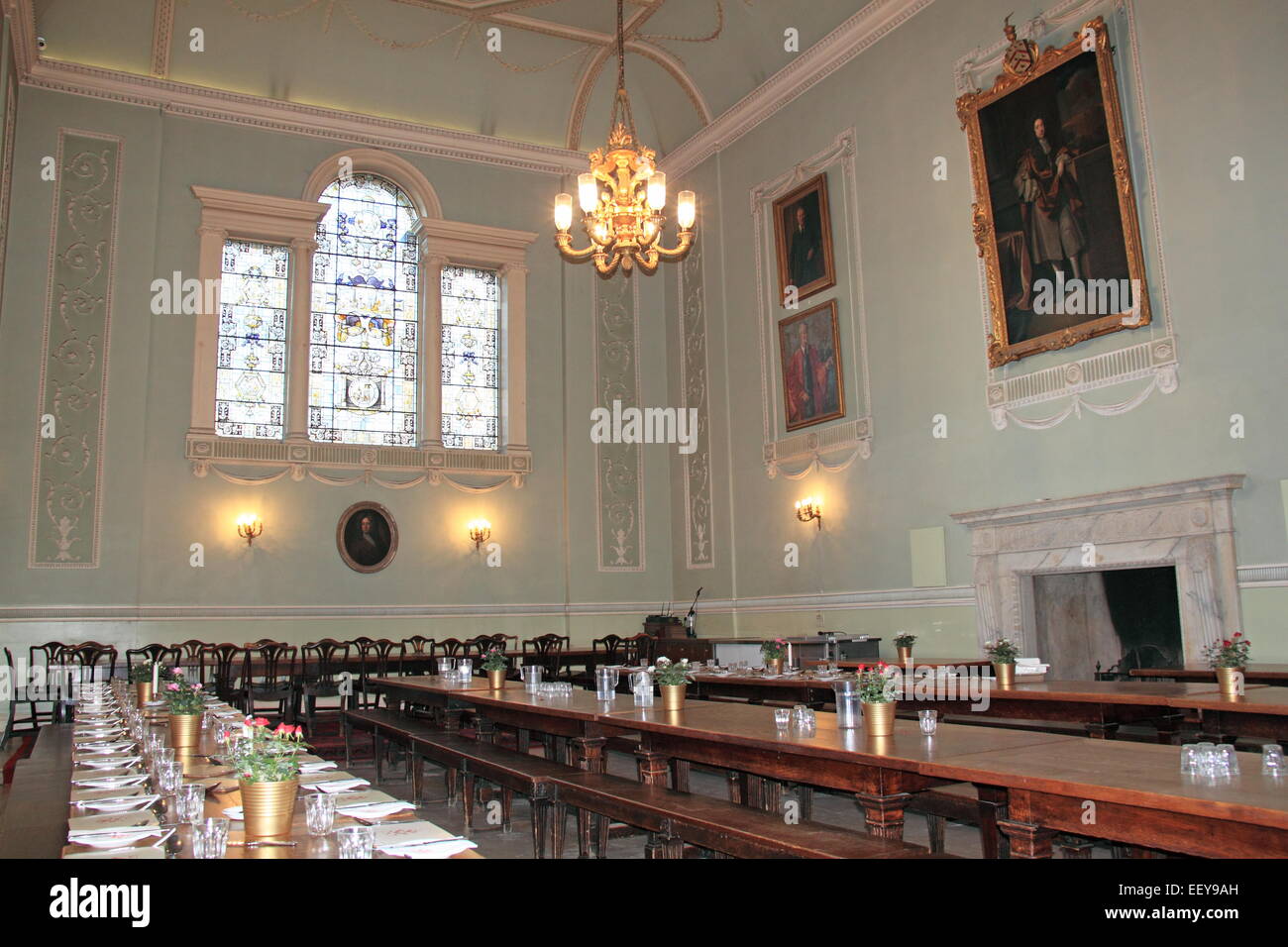 Worcester College Hall, Université d'Oxford, Oxfordshire, Angleterre, Grande-Bretagne, Royaume-Uni, UK, Europe Banque D'Images