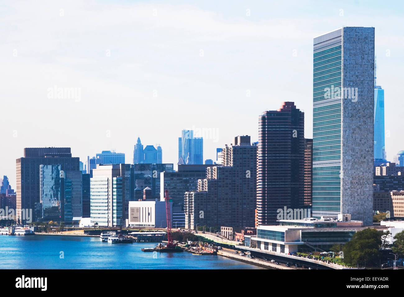 USA, New York State, New York, United Nations Building Banque D'Images