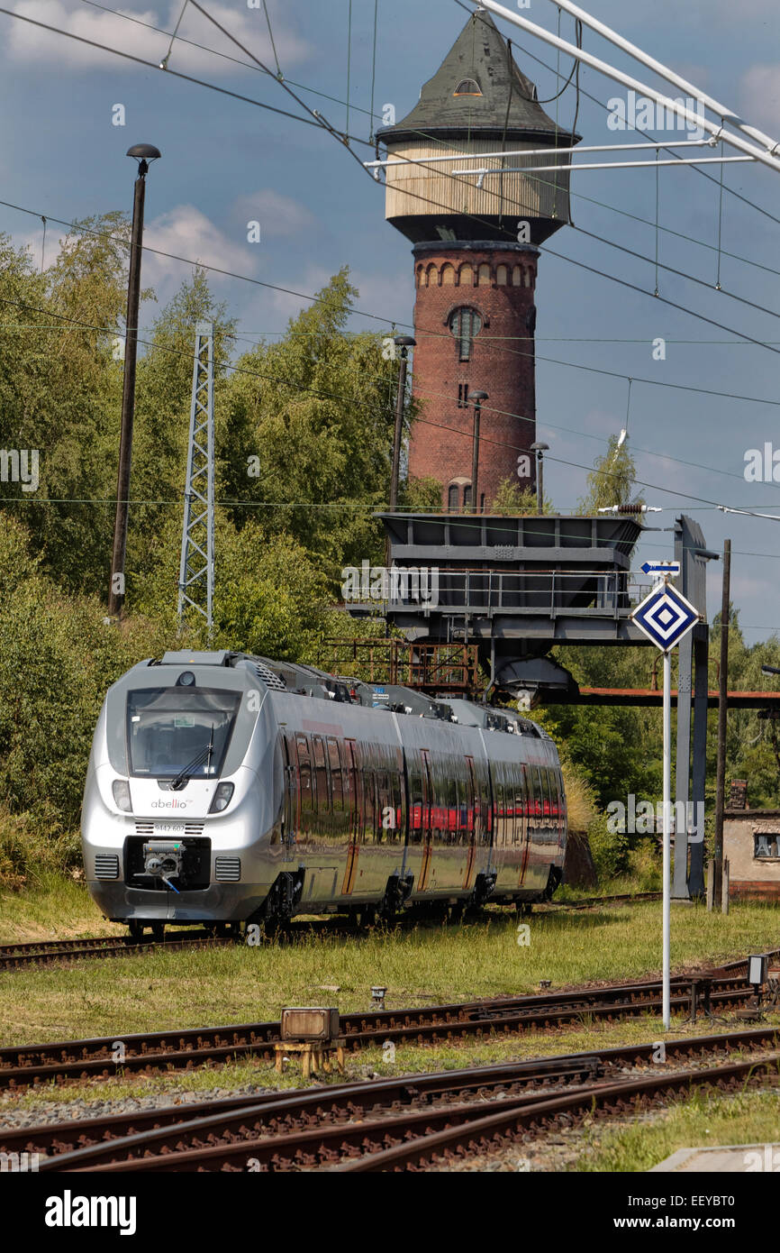 Wustermark, Allemagne, Abellio rail régional Talents multiples électriques 2 Banque D'Images