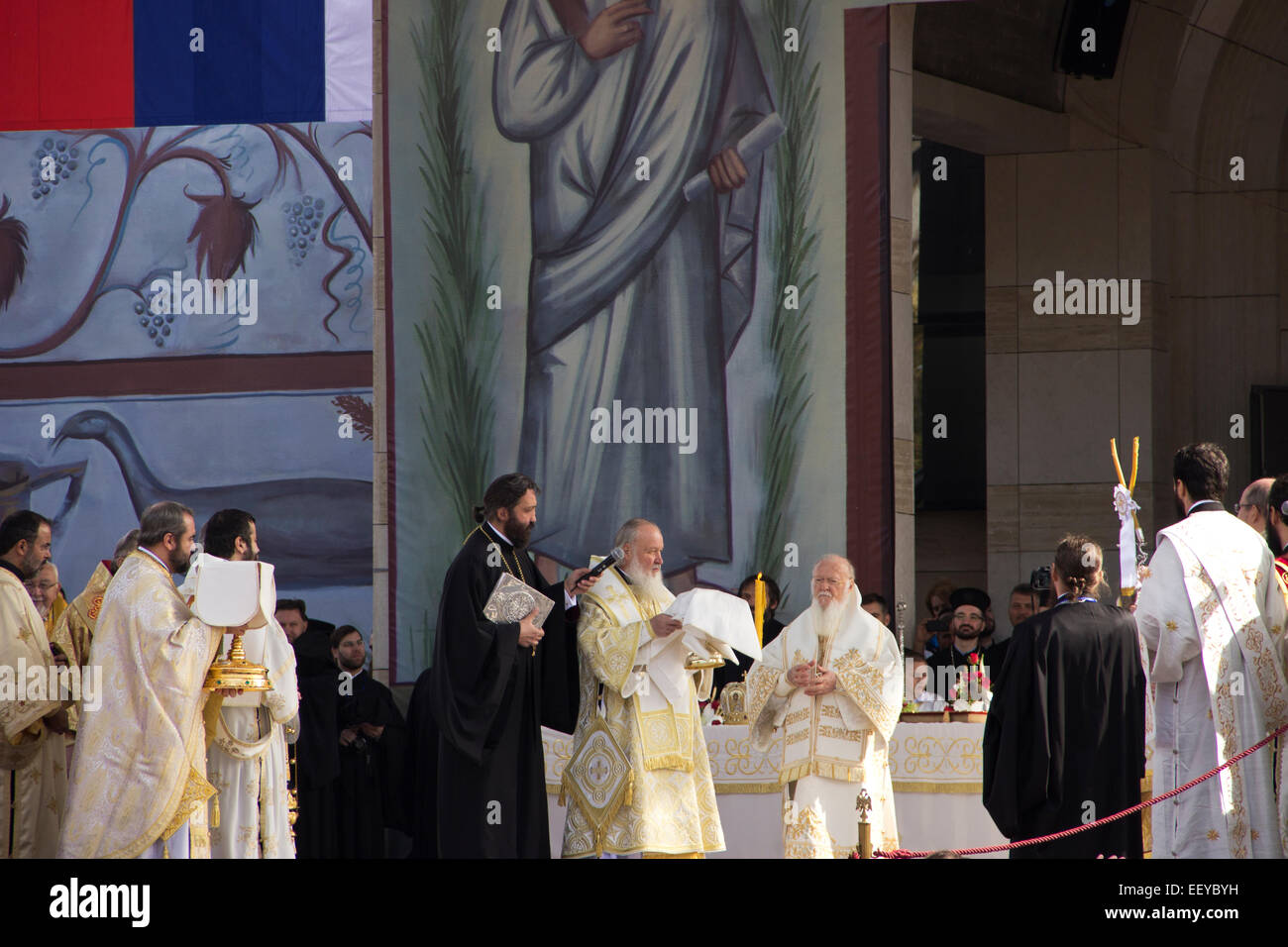 Jubilé de l'Édit de Milan de Nis, 6. octobre 2013. Banque D'Images