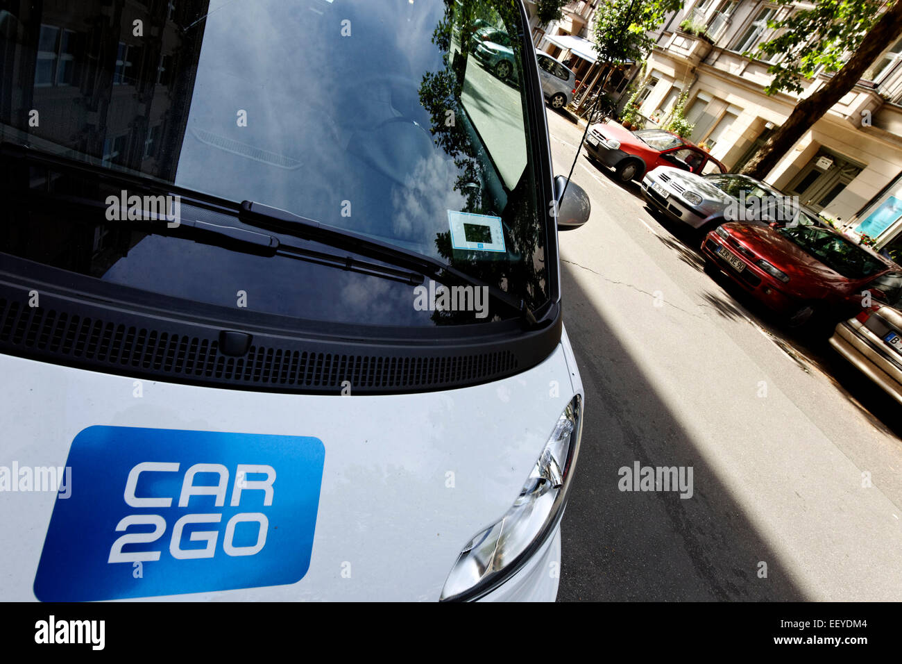 Car2Go Autopartage Banque D'Images