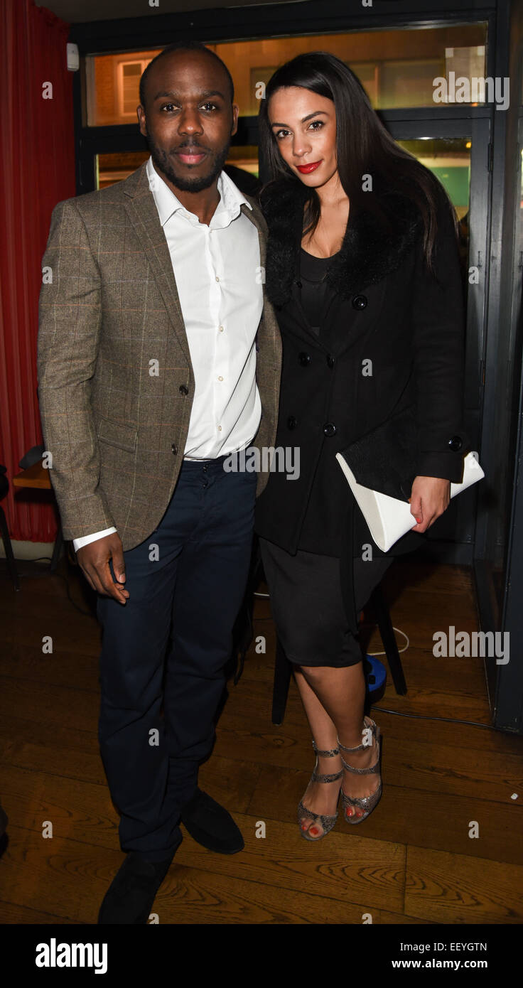 London,UK, 22 Janvier 2015 : Acteur Mo George assiste à la maison d'Ho 1e anniversaire à Soho, Londres. Credit : Voir Li/Alamy Live News Banque D'Images