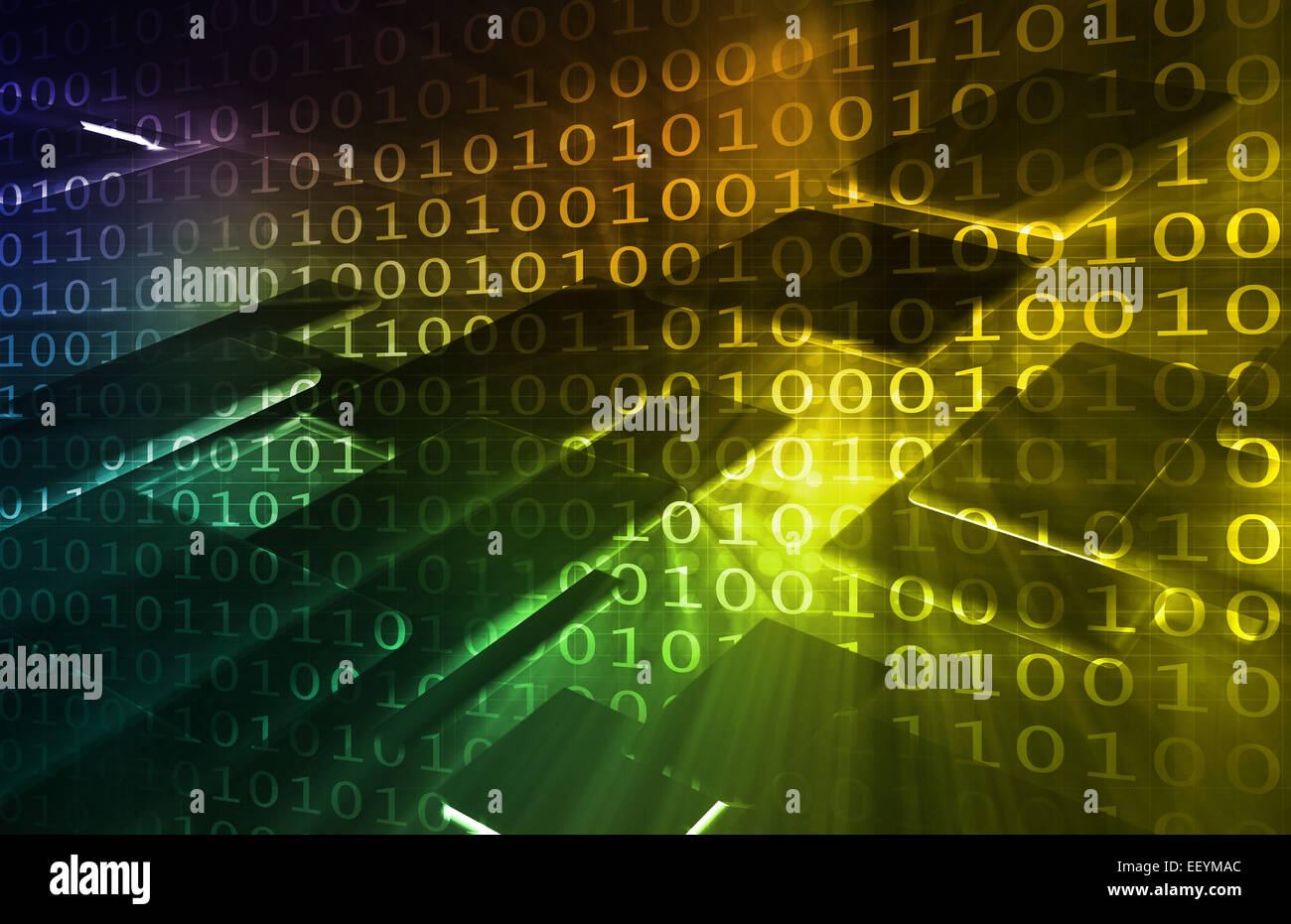 La biologie moléculaire et de la science comme un Art numérique Banque D'Images