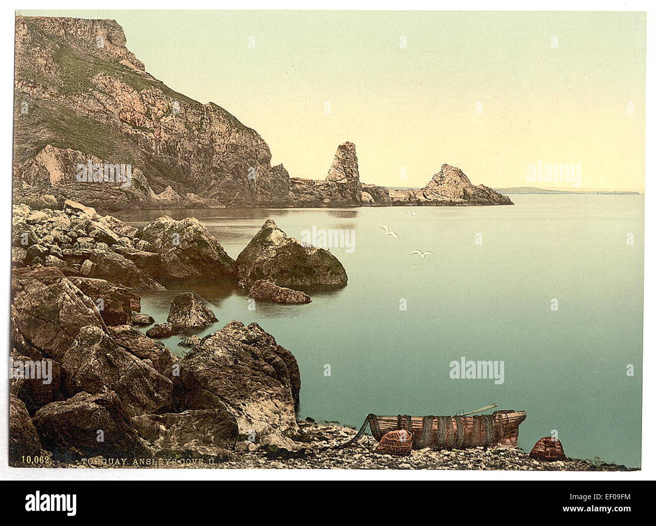 [Anstey's Cove, Torquay, Angleterre] 162 Banque D'Images