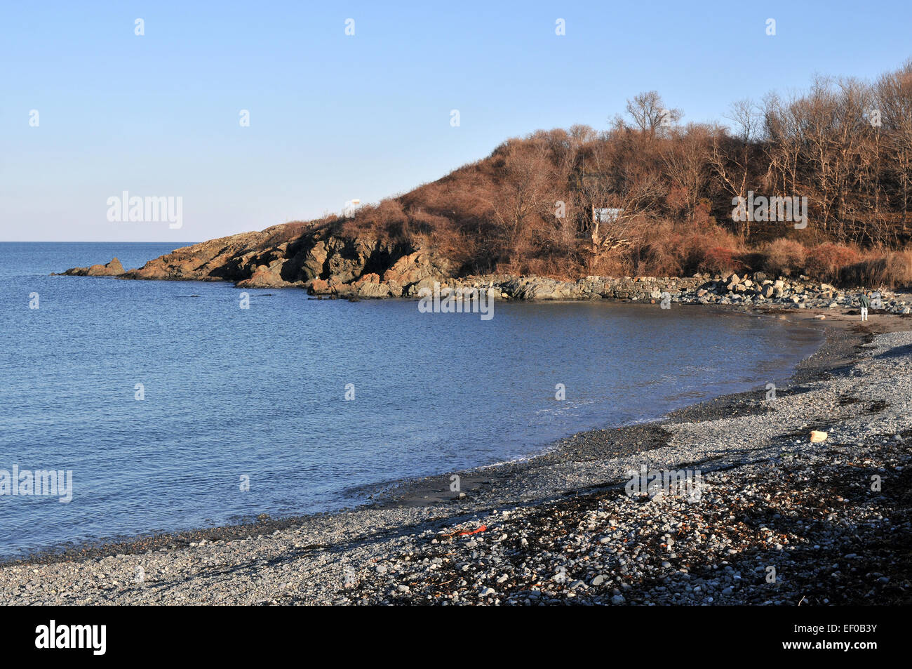 Nahant, Massachusetts, MA, USA lors d'une journée ensoleillée en Décembre Banque D'Images