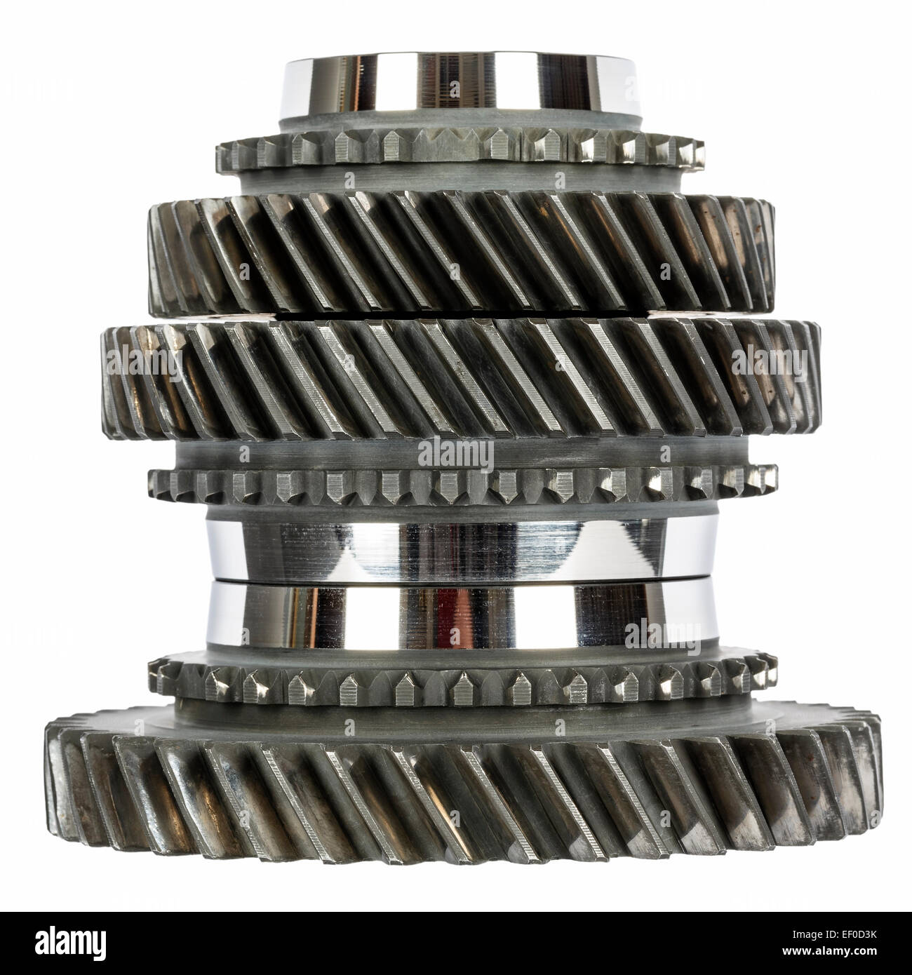 Roue dentée empilés dans une pile Banque D'Images