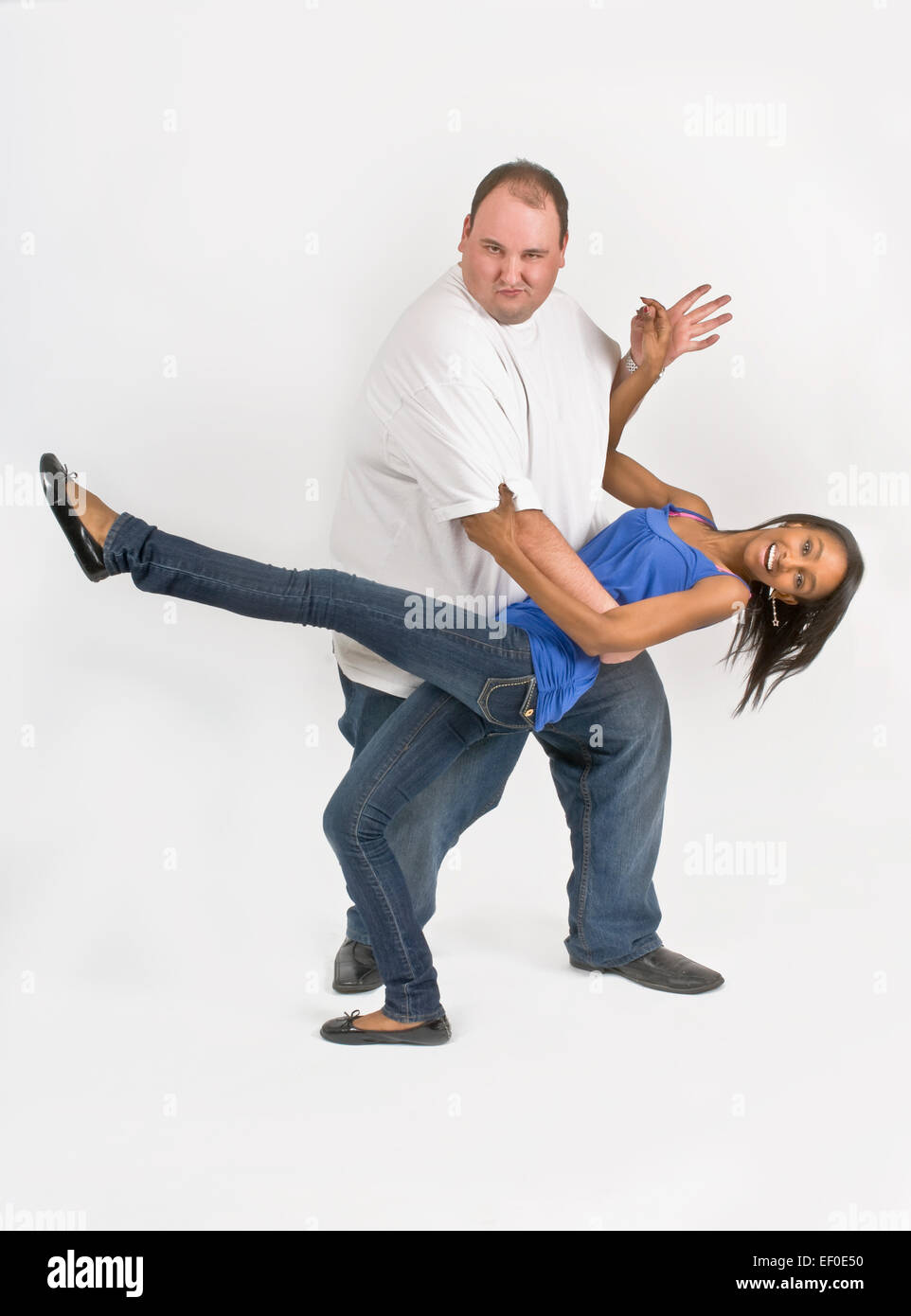 Couple dansant Banque D'Images