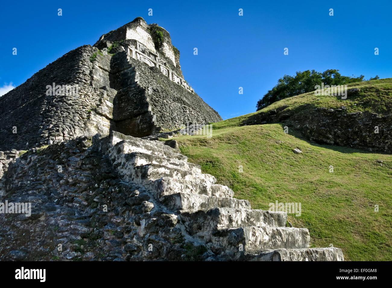 Xunantunich Maya Ruins près de San Ignacio, Belize Banque D'Images