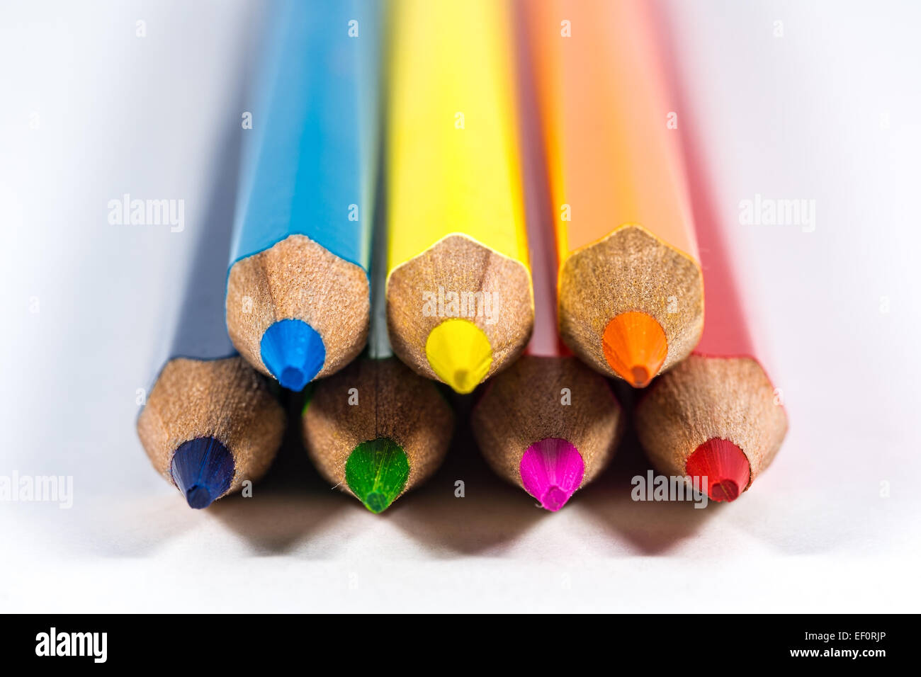 Crayons de couleur Banque D'Images