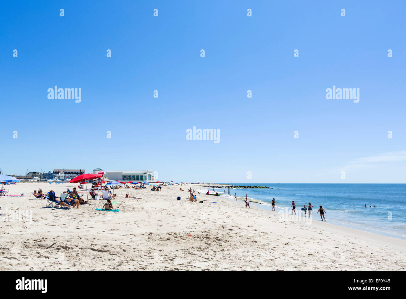 La plage de Cape May, New Jersey, USA Banque D'Images