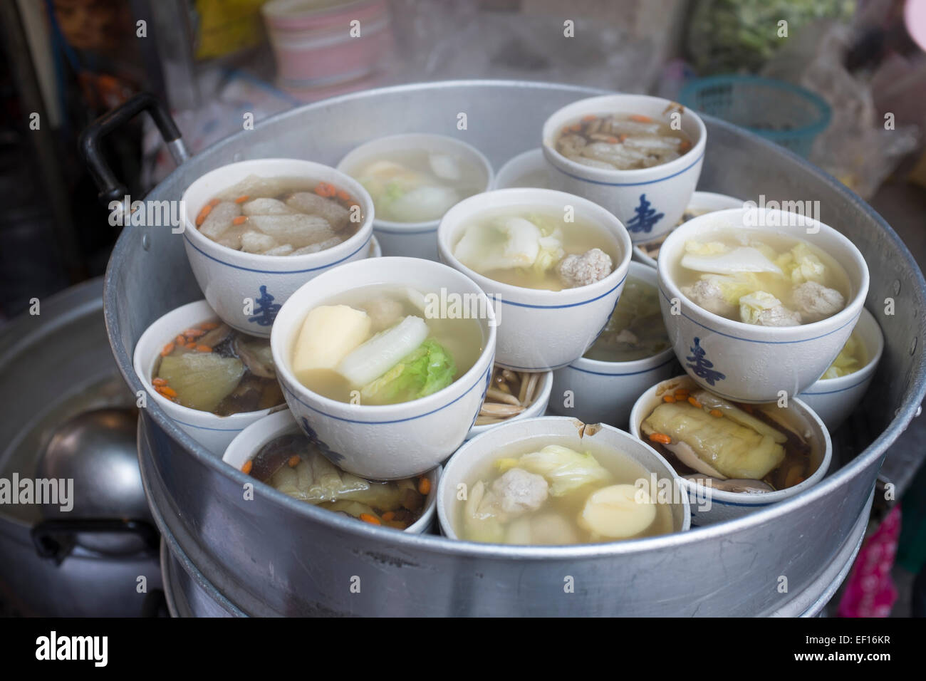 Street food à Bangkok en Thaïlande Banque D'Images
