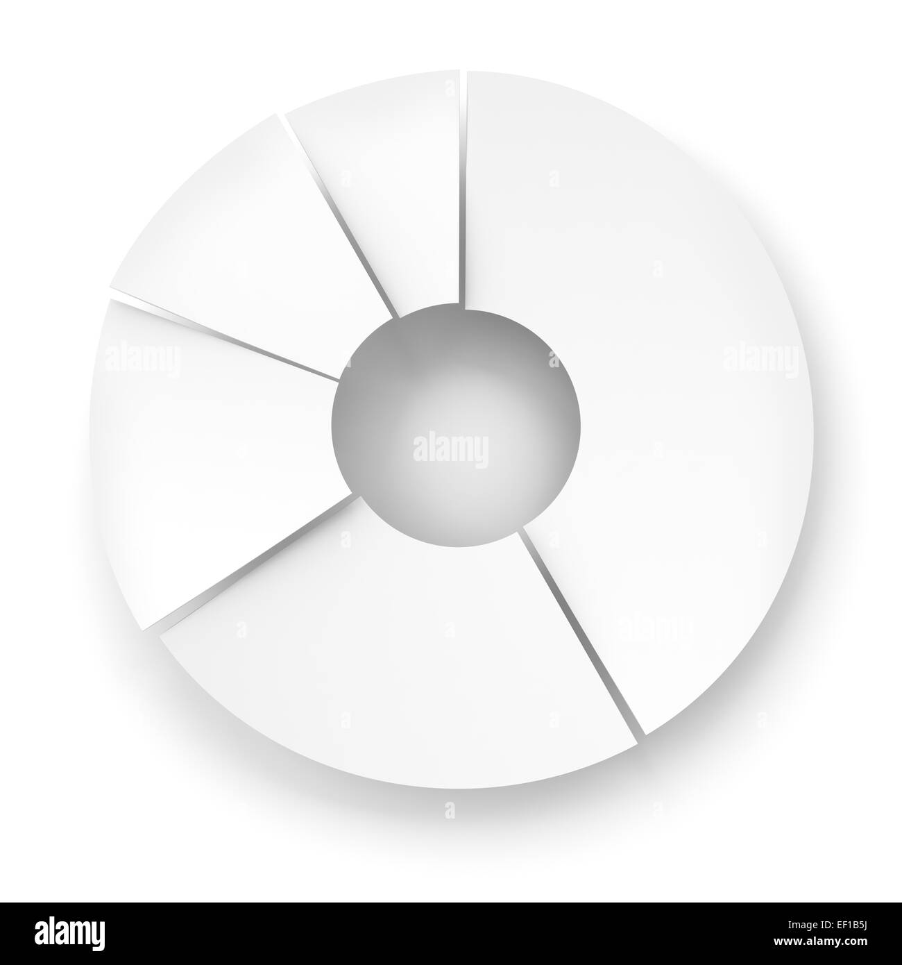 Papier graphique, 3D render Banque D'Images