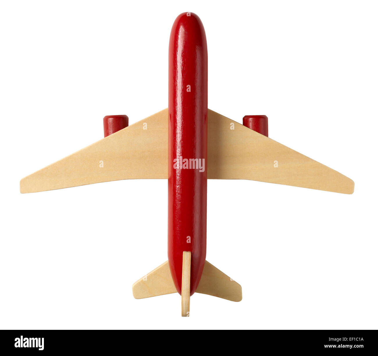 Avion jouet en bois Banque D'Images