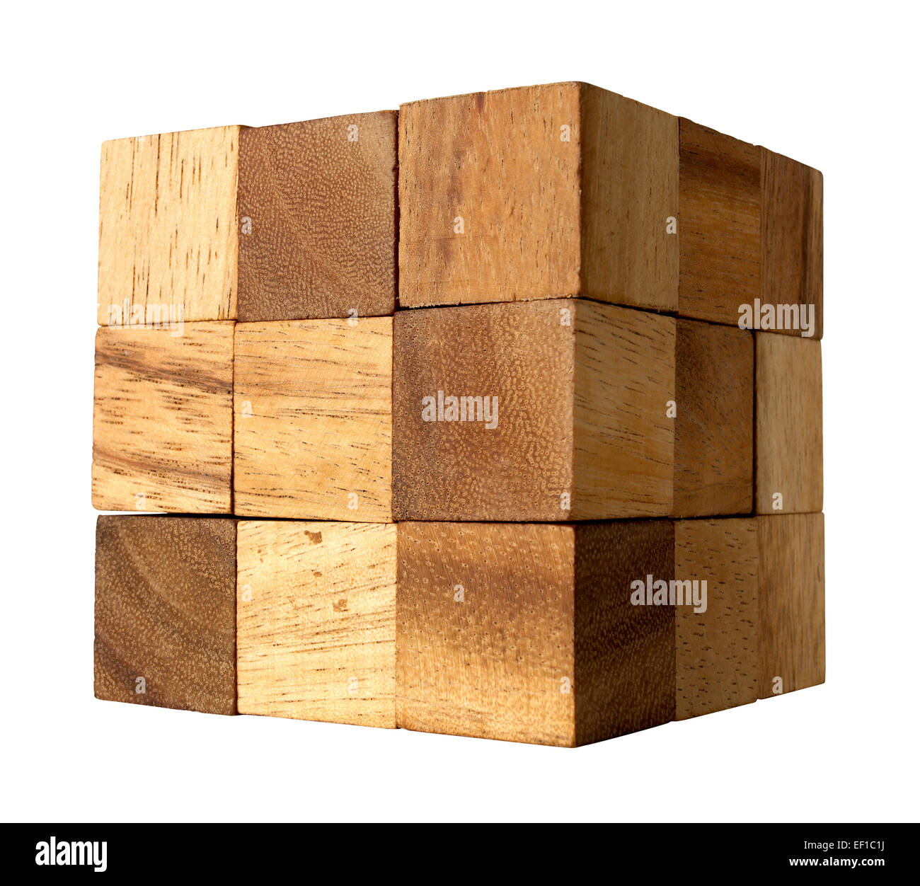 Cale en bois puzzle Banque D'Images Cale en bois puzzle Banque D'Images