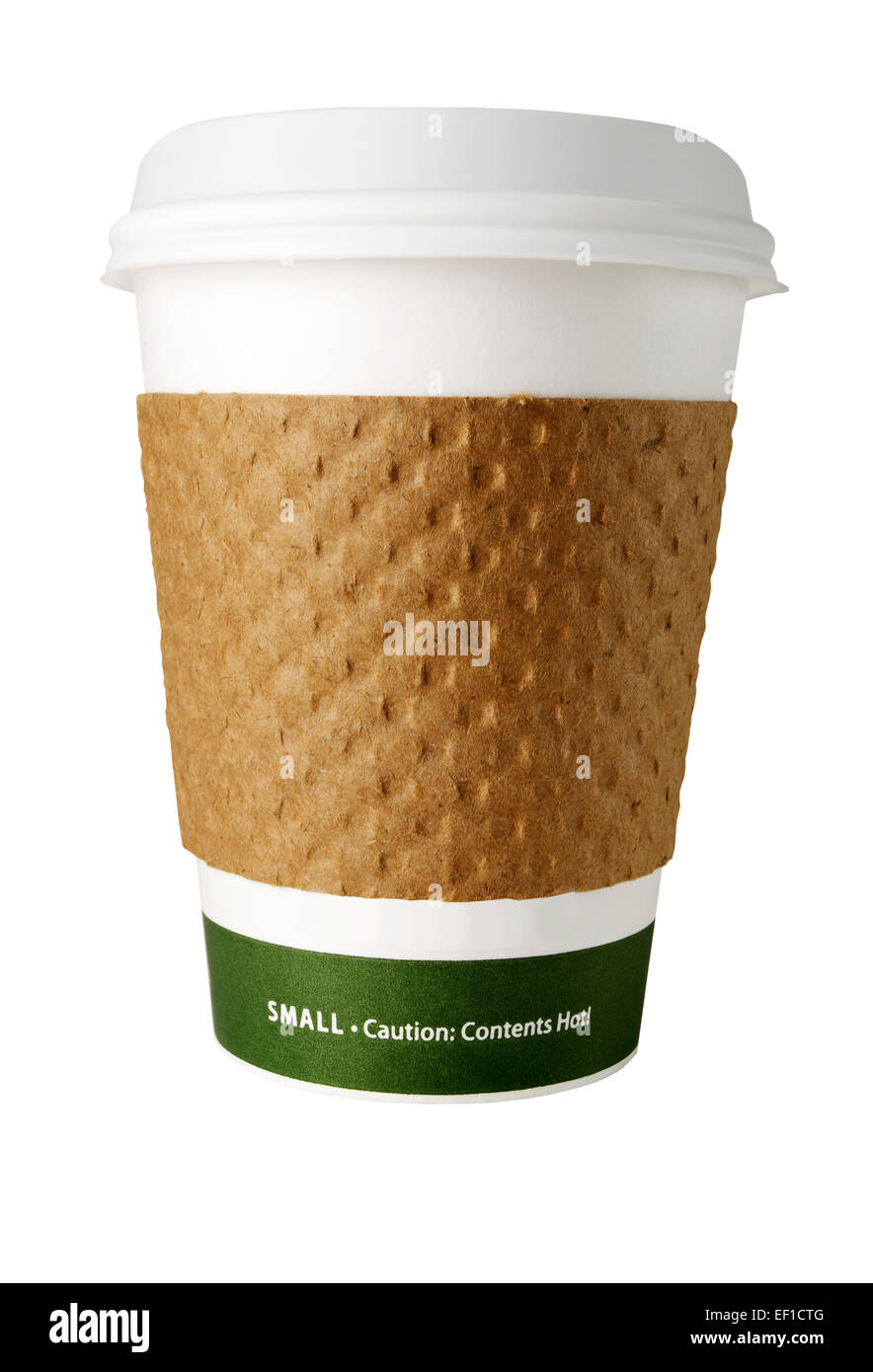 Prendre du papier-out Coffee cup Banque D'Images