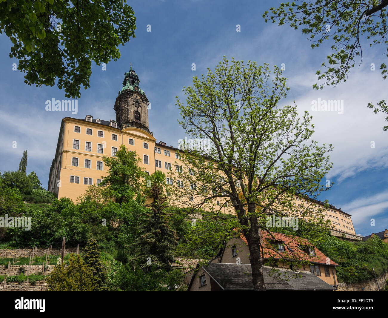 Le château baroque Heidecksburg à Rudolstadt (Allemagne) Banque D'Images