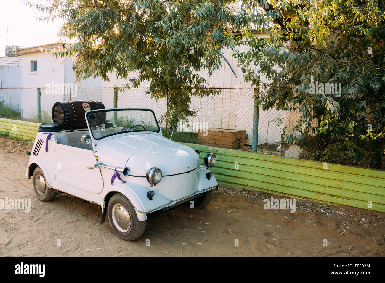 Véhicule russe soviétique pour mobilité - SMZ S-3A, la production, l'usine automobile SeAZ Serpoukhov depuis 1960 année Banque D'Images