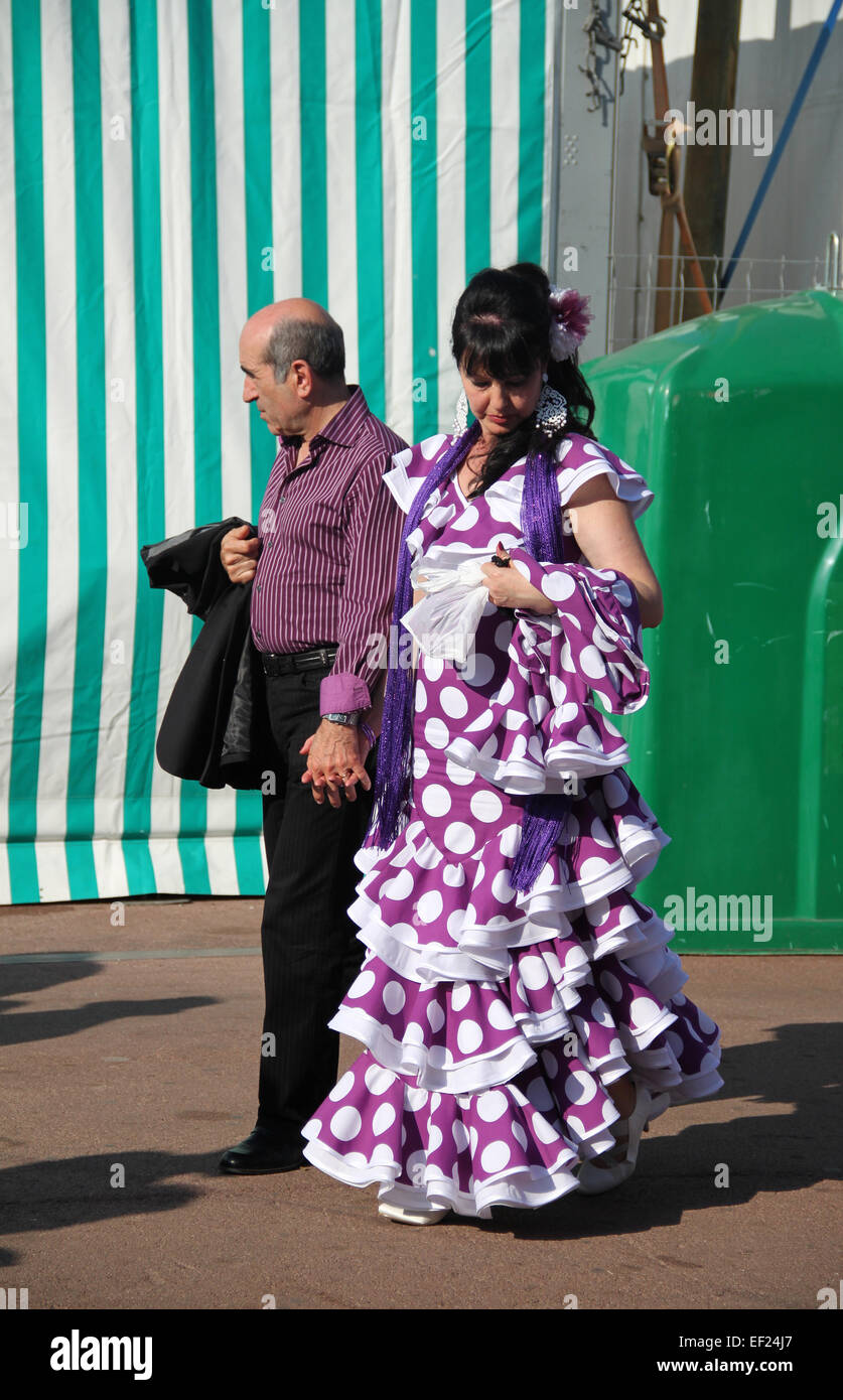 Robe espagnole flamenco sale