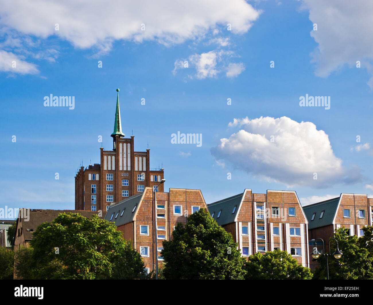 Chambre gables à Rostock (Allemagne). Banque D'Images