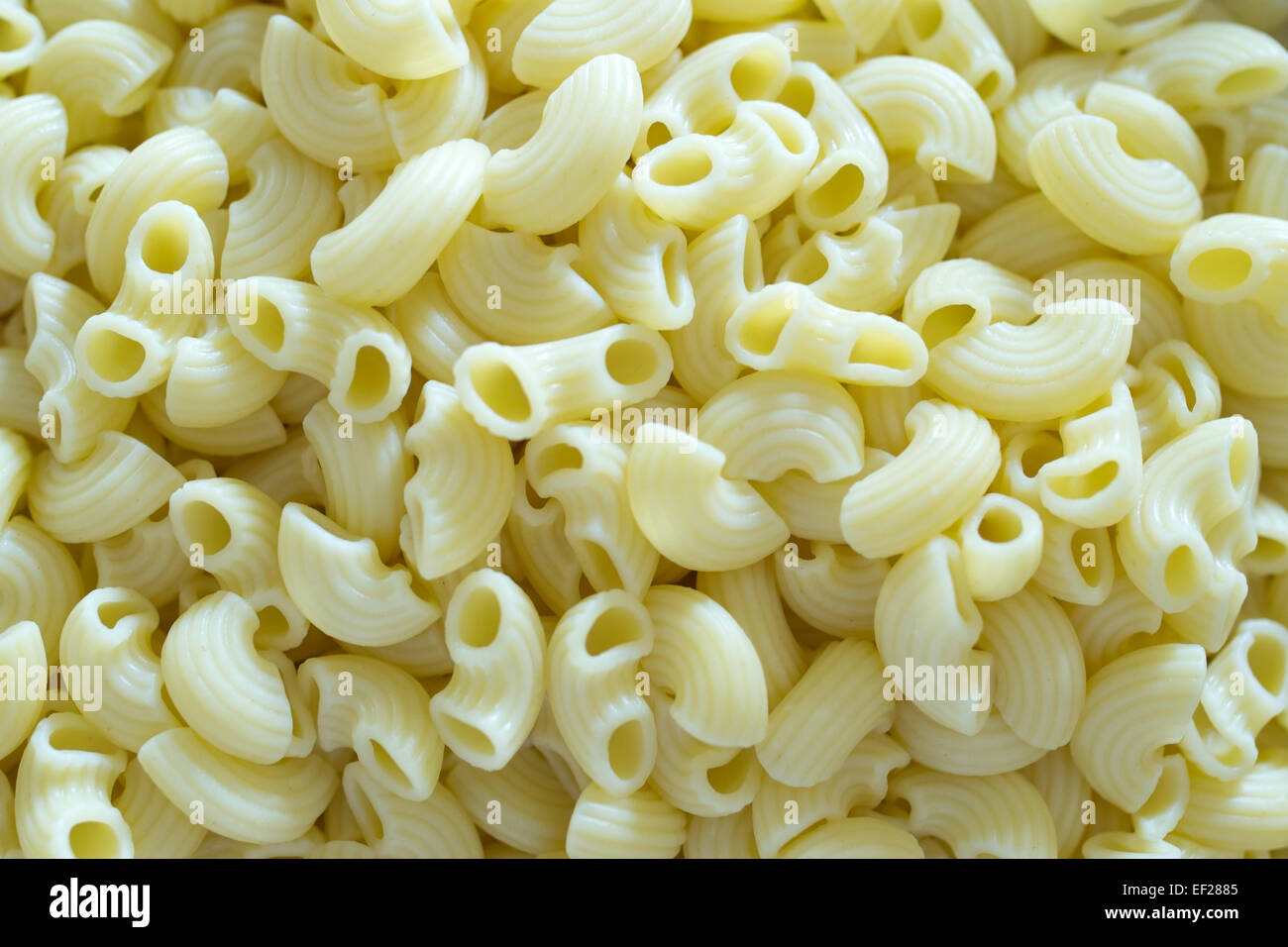 macaronis cuits Banque D'Images