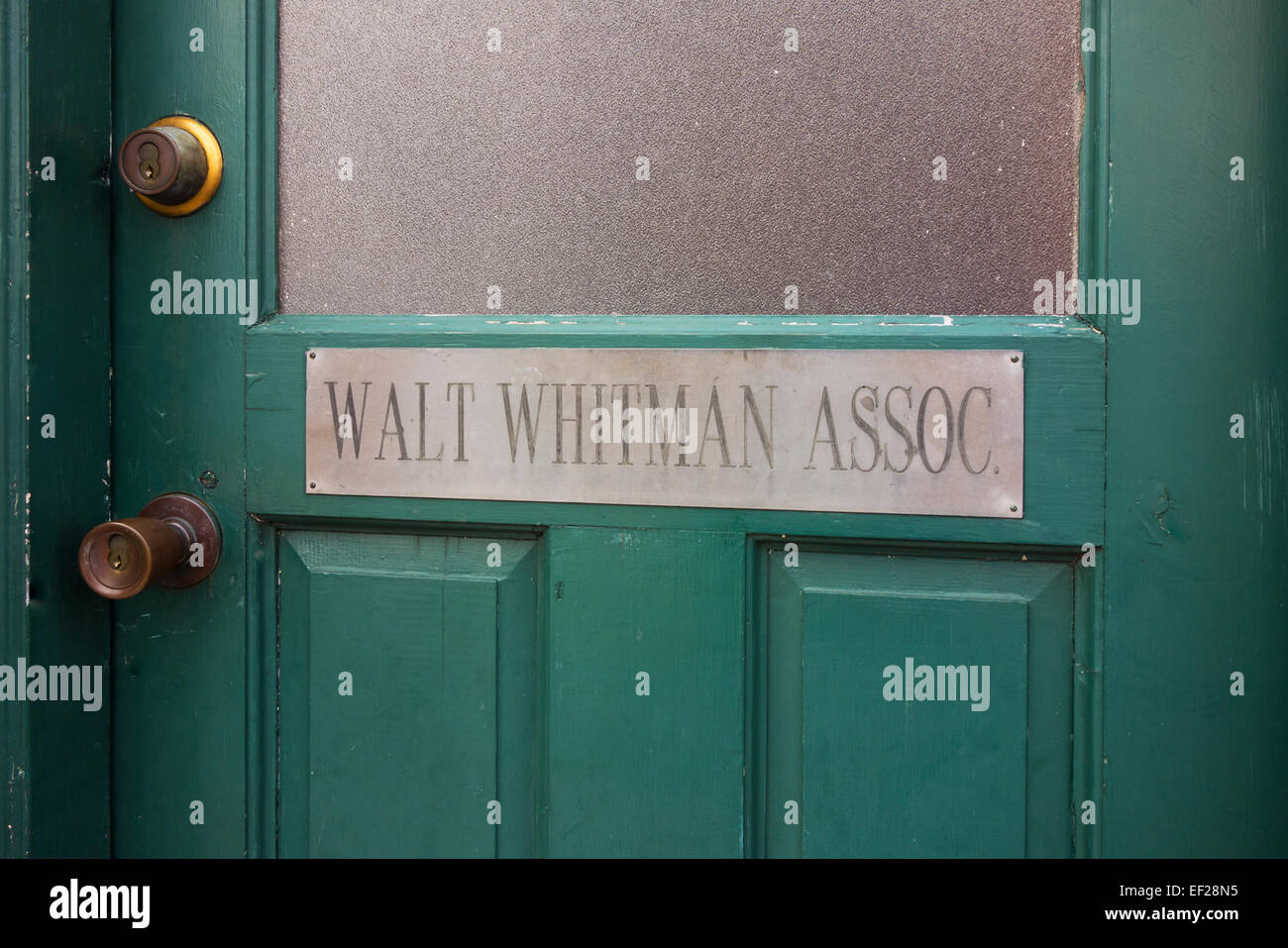 Walt Whitman House Camden NJ Banque D'Images