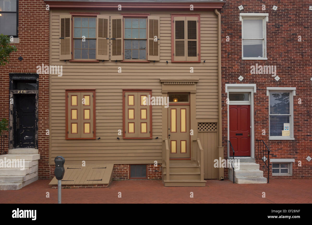 Walt Whitman House Camden NJ Banque D'Images