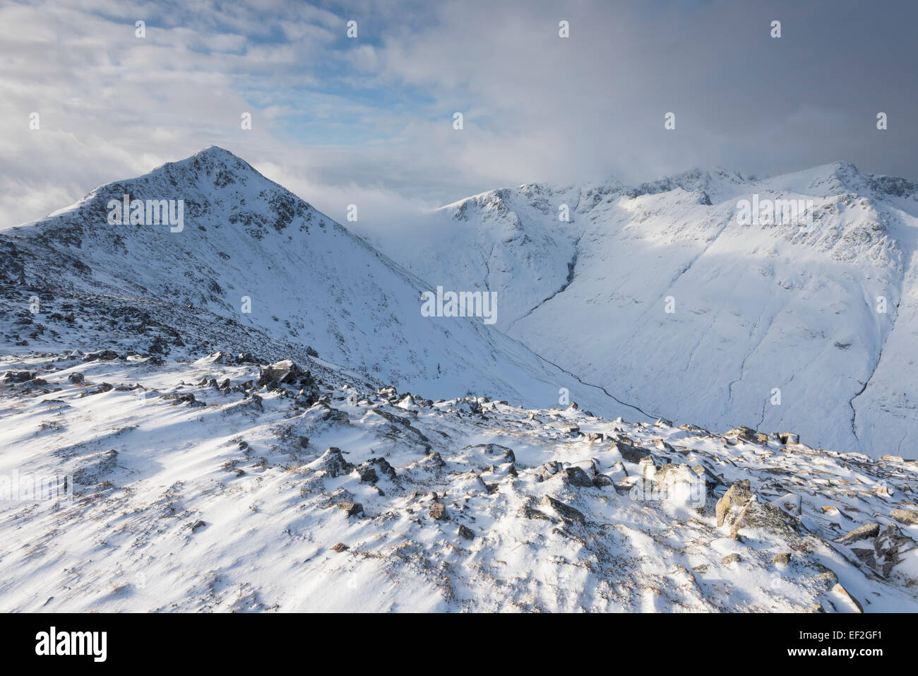 Stob Dubh et Stob Coire Sgreamhach, Glencoe, Ecosse Banque D'Images