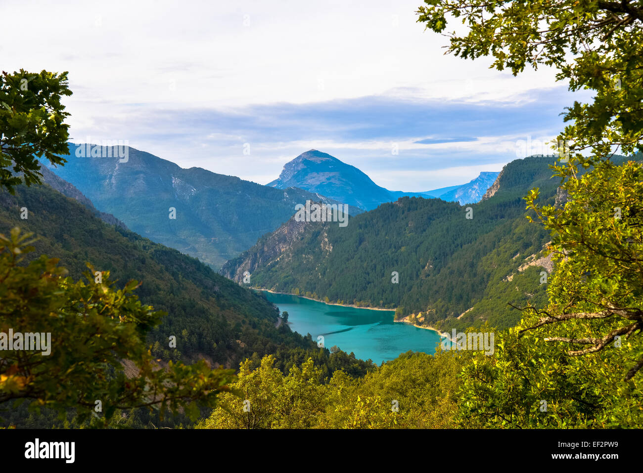 Voir à gorges de verdon en haute provence en france Banque D'Images