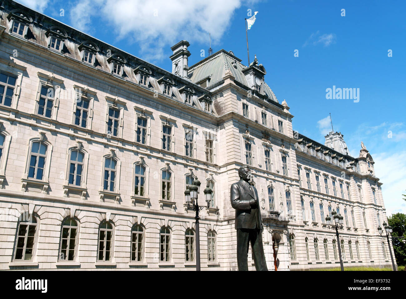 La ville de Québec, Canada - le 16 août 2008 : le Parlement de Québec bâtiment dans la ville de Québec. Conçu par Tache Eugene-Etienne. Banque D'Images