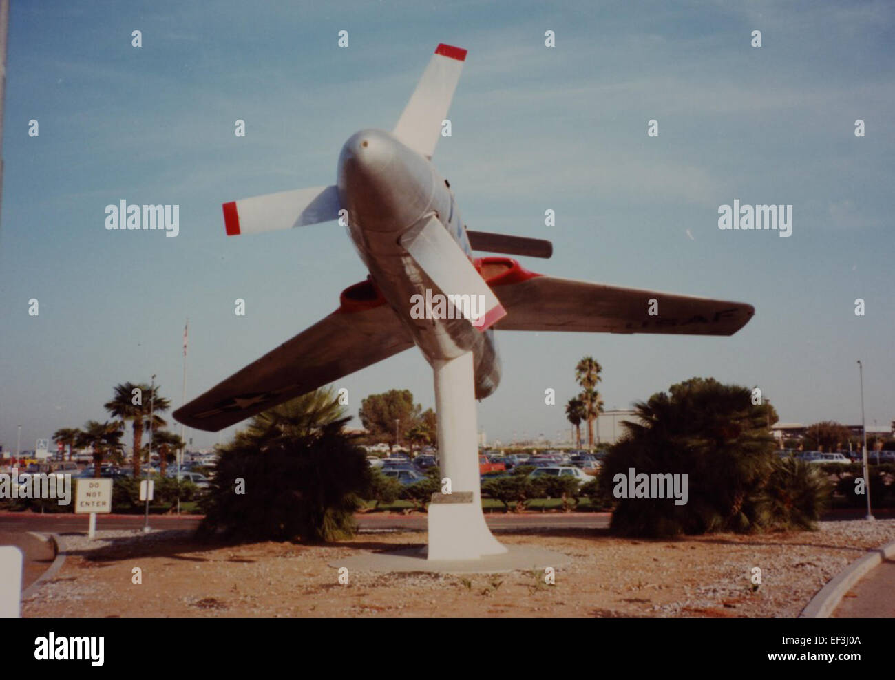 XF-84H République République Thunderscreech XF-84H, 51-17059FS-059 sur l'affichage à Bakersfield 163 Banque D'Images