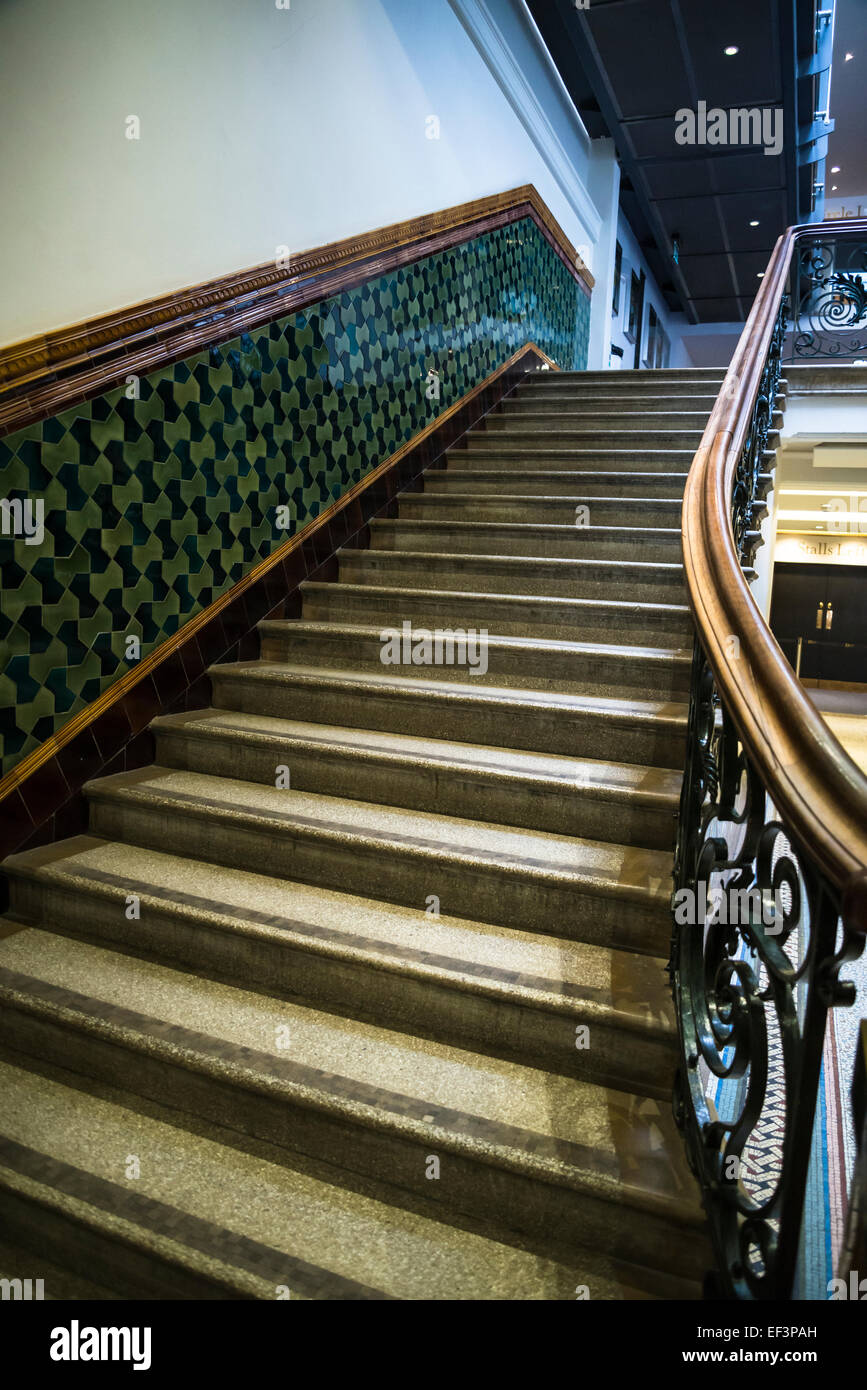 Escalier Regency, Brighton Dome, Brighton, East Sussex, England, UK Banque D'Images