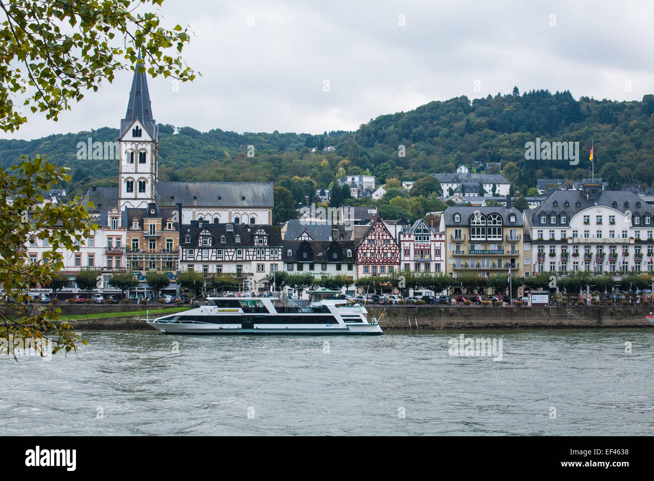 Boppard, Rhin, Allemagne Banque D'Images