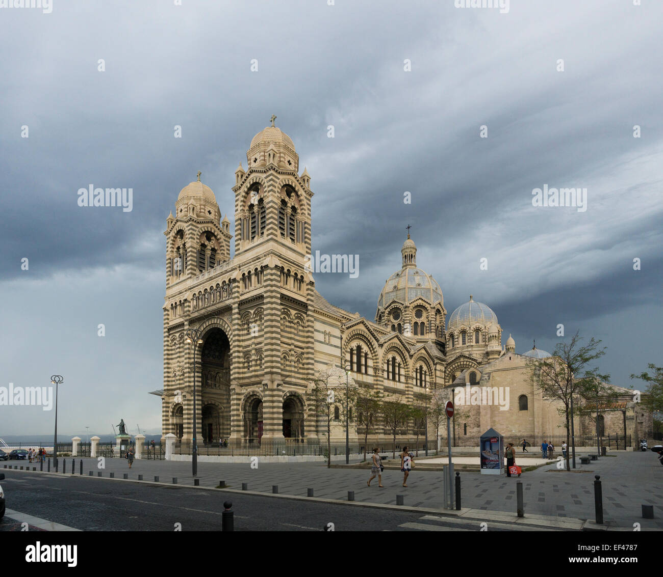 La cathédrale de Marseille, France Banque D'Images