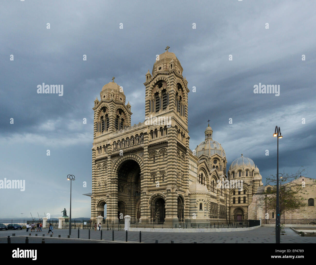 La cathédrale de Marseille, France Banque D'Images