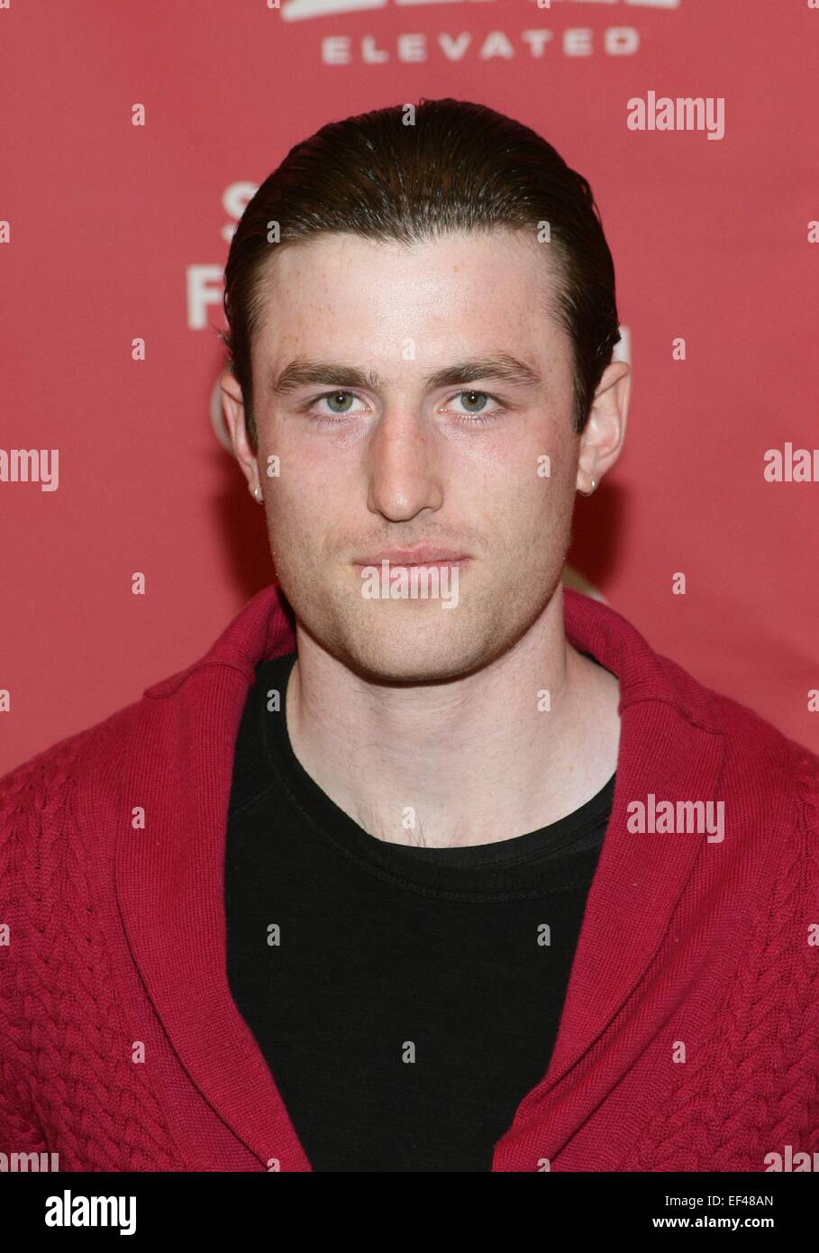 Park City, Utah, USA. 26 janvier, 2015. James Frecheville au niveau des arrivées de l'EXPÉRIENCE DE PRISON DE STANFORD en première mondiale au Festival du Film de Sundance 2015, Eccles Center, Park City, UT 26 Janvier, 2015. Credit : James Atoa/Everett Collection/Alamy Live News Banque D'Images