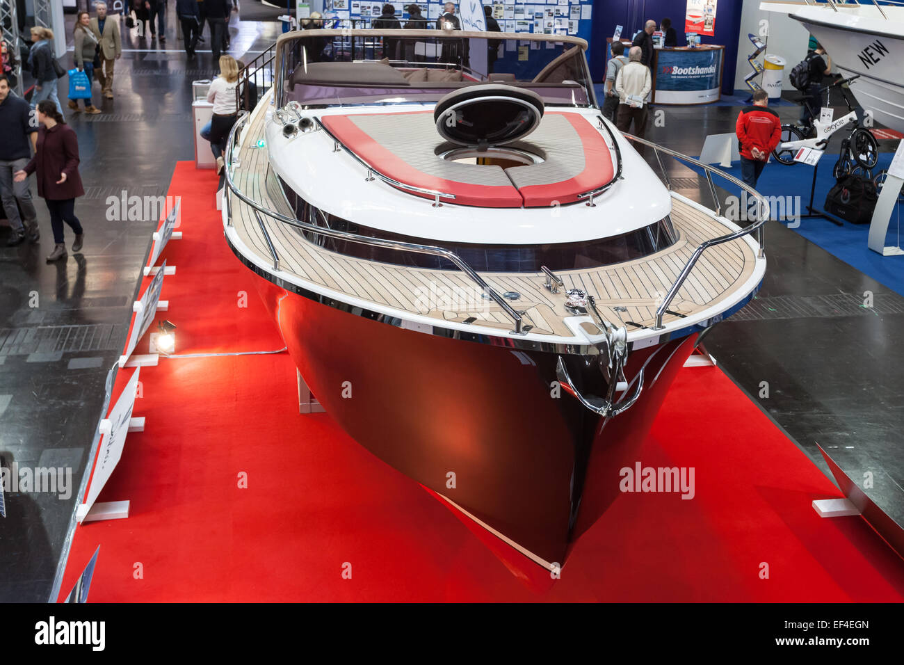Boot Düsseldorf 2015 - les mondes plus grand yachting et sports d'eau exposition. 25 janvier 2015 à Duesseldorf, Allemagne Banque D'Images