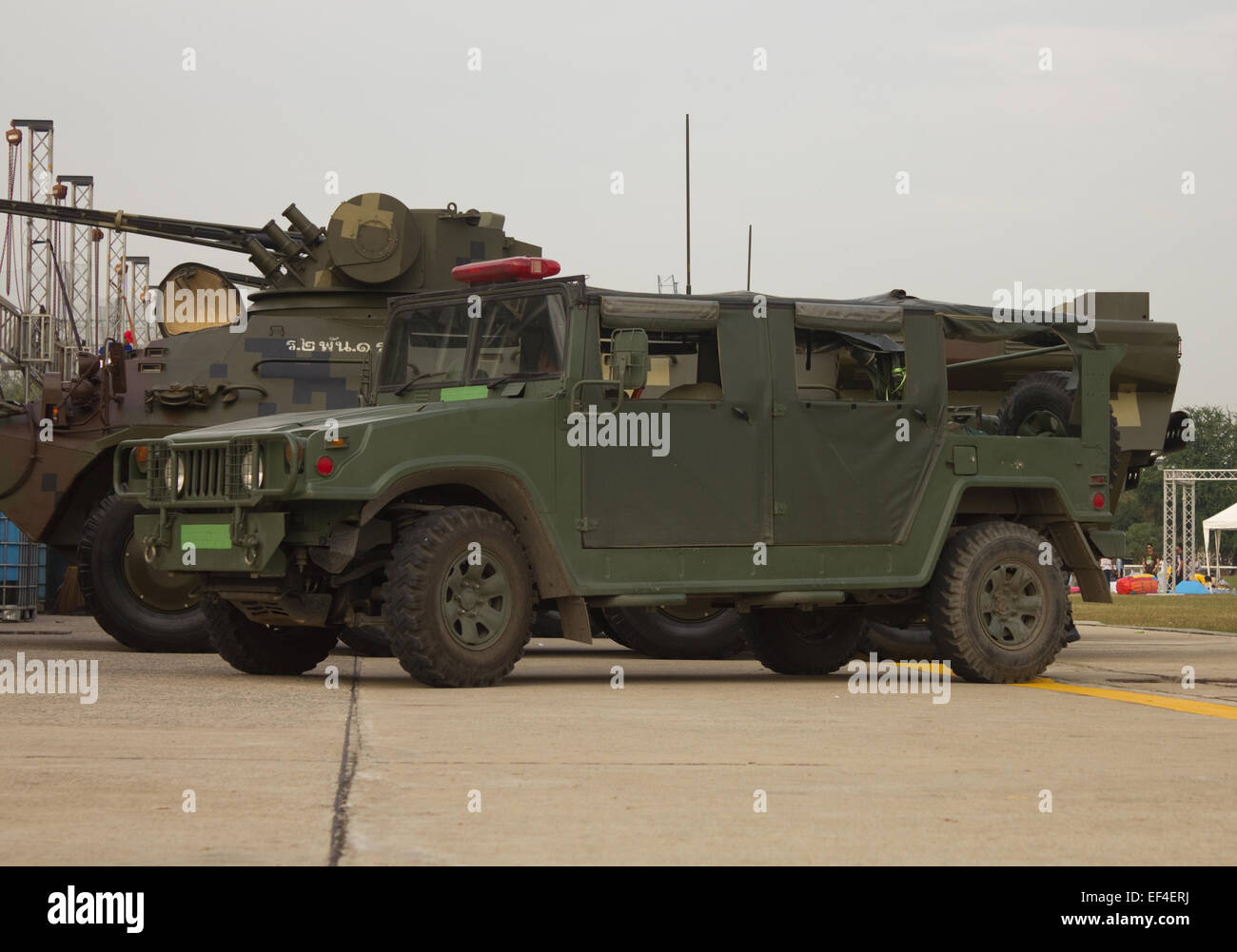 Voiture de l'Armée royale thaïlandaise Banque D'Images