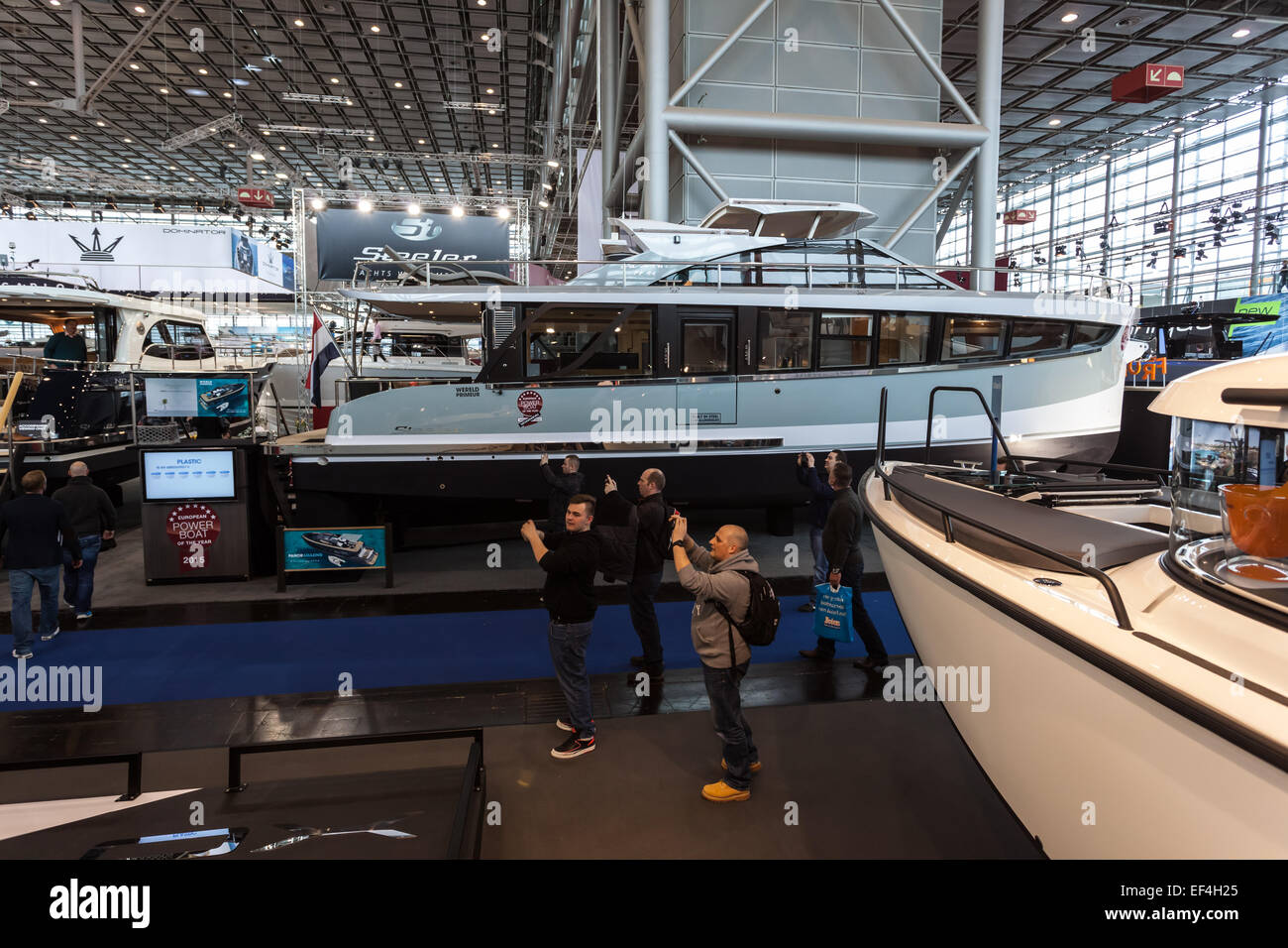 Boot Düsseldorf 2015 - les mondes plus grand yachting et sports d'eau exposition. 25 janvier 2015 à Duesseldorf, Allemagne Banque D'Images